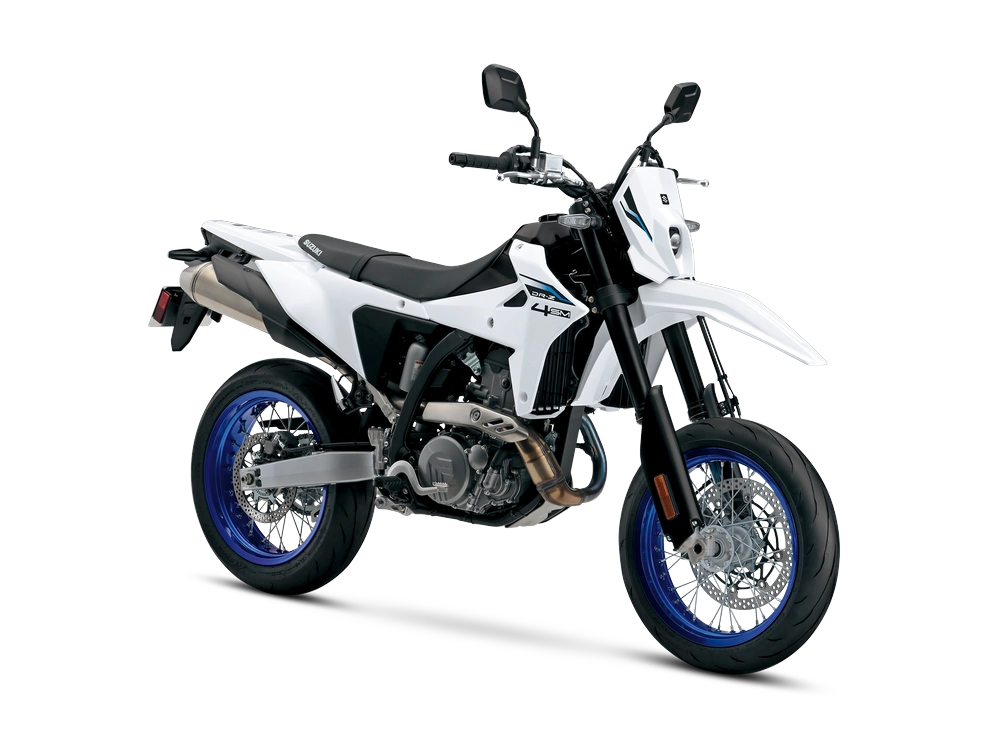 2026 Suzuki DR-Z4SM DR-Z4SM Solid Special White No. 2 alt