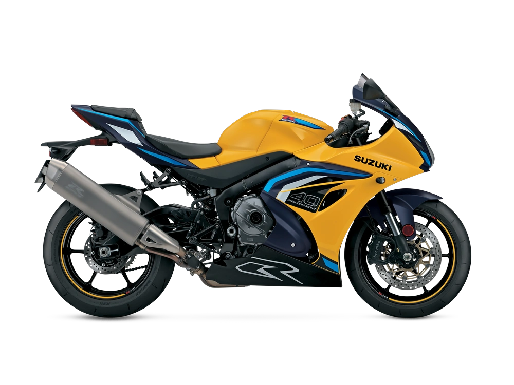 2027 Suzuki GSX-R1000 40th Anniversary Edition GSX-R1000 40th Anniversary Edition Pearl Ignite Yellow / Metallic Mat Stellar Blue alt