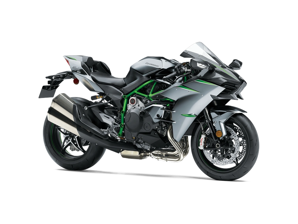 2026 Kawasaki NINJA H2 NINJA H2 CARBON ABS Mirror Coated Matte Spark Black/Candy Flat Blazed Green alt