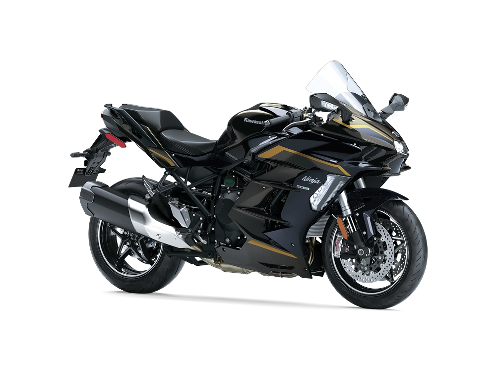 2026 Kawasaki NINJA H2 SX SE NINJA H2 SX SE ABS Metallic Brilliant Golden Black/Metallic Diablo Black alt