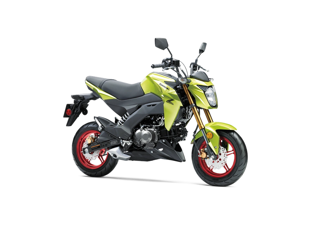 2026 Kawasaki Z125 PRO Z125 PRO Metallic Yellowish Green alt