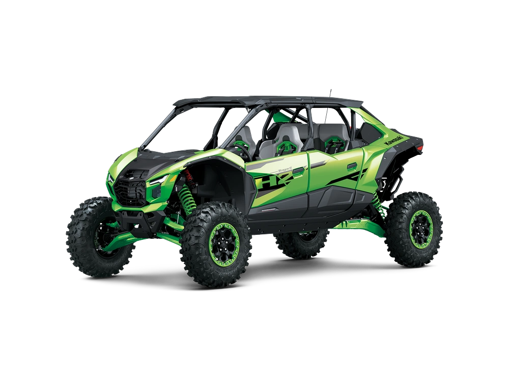 2026 Kawasaki TERYX 4 H2 TERYX 5 H2 DELUXE eS Lime Green/Flat Ebony alt