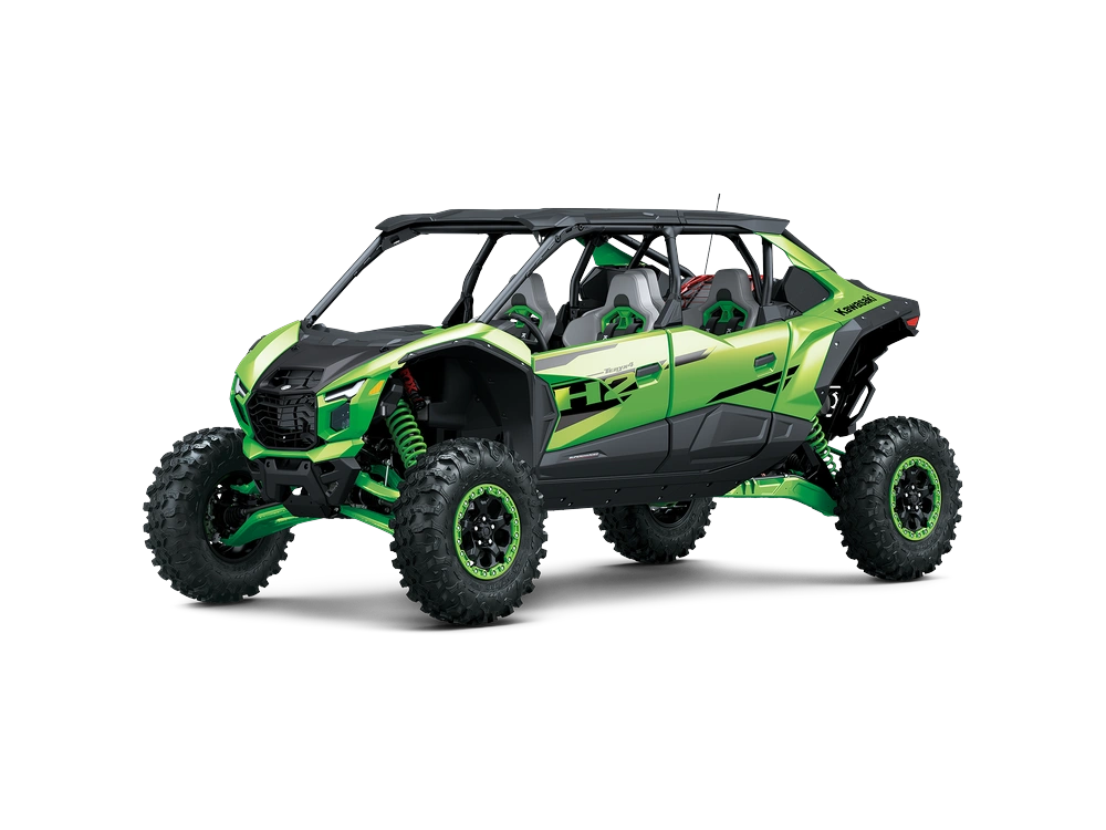 2026 Kawasaki TERYX 4 H2 TERYX 4 H2 DELUXE eS Lime Green/Flat Ebony alt