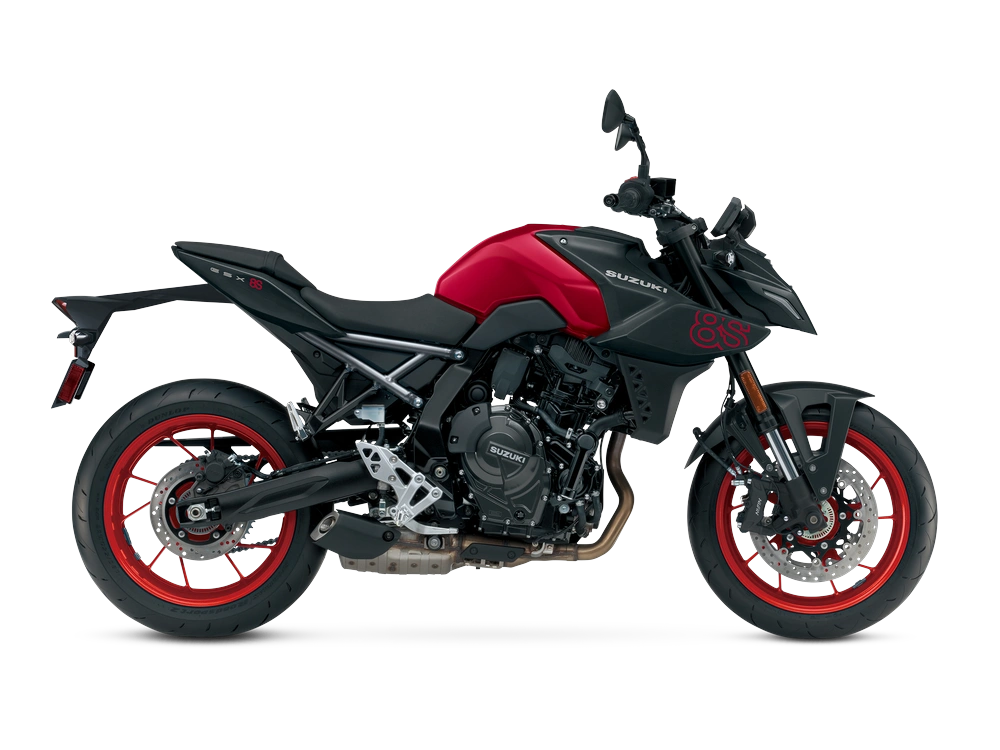 2026 Suzuki GSX-8S GSX-8S Candy Daring Red / Metallic Matte Black No.2 alt