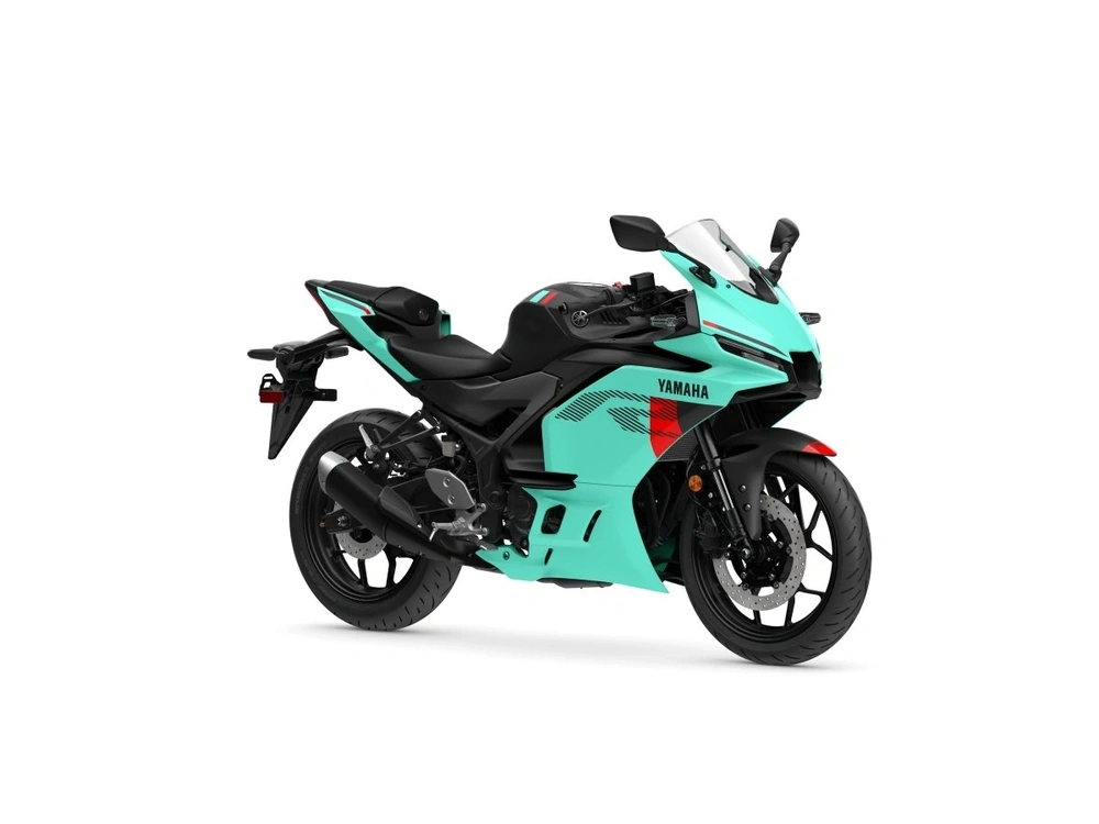 2026 Yamaha YZF-R3 YZF-R3 Miami Mint Green / Matte Stealth Black​ alt