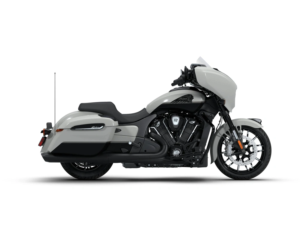 2026 Indian Motorcycle Chieftain PowerPlus Dark Horse Chieftain PowerPlus Dark Horse with 112 and PowerBand Audio Package Chalk with Black Metallic alt