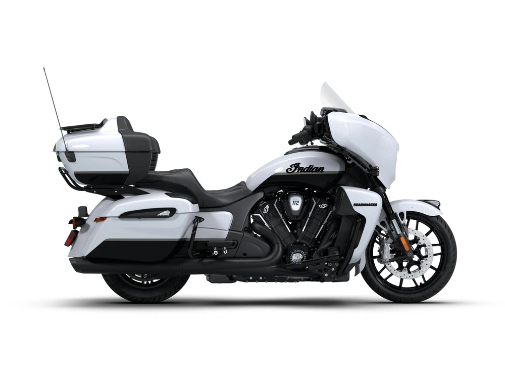 2026 Indian Motorcycle Roadmaster PowerPlus Dark Horse Roadmaster PowerPlus Dark Horse with 112 and PowerBand Audio Ghost White Metallic with Black Metallic alt
