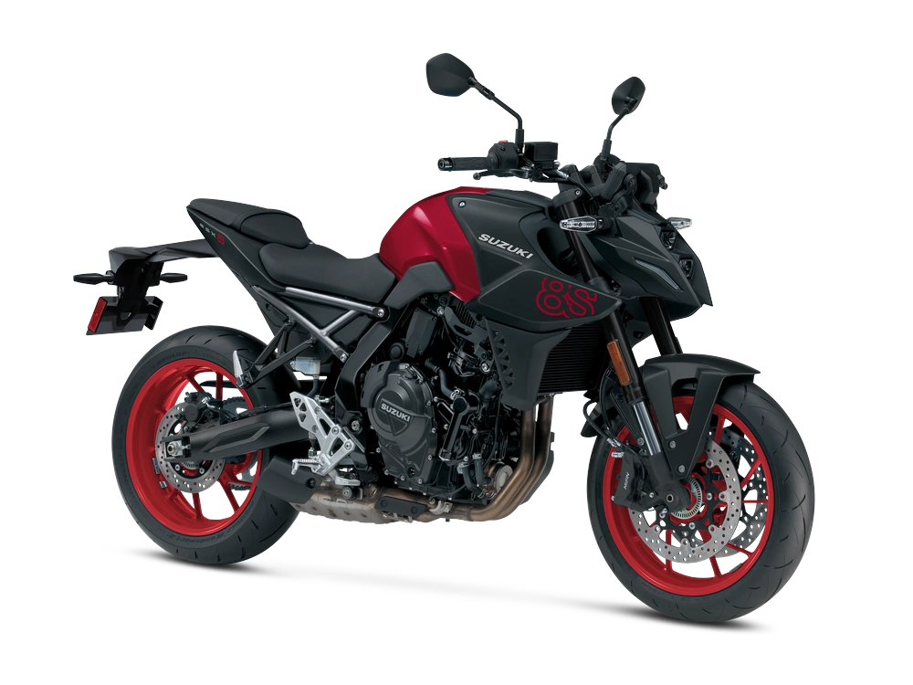 2026 Suzuki GSX-8S GSX-8S Candy Daring Red / Metallic Matte Black No.2 alt