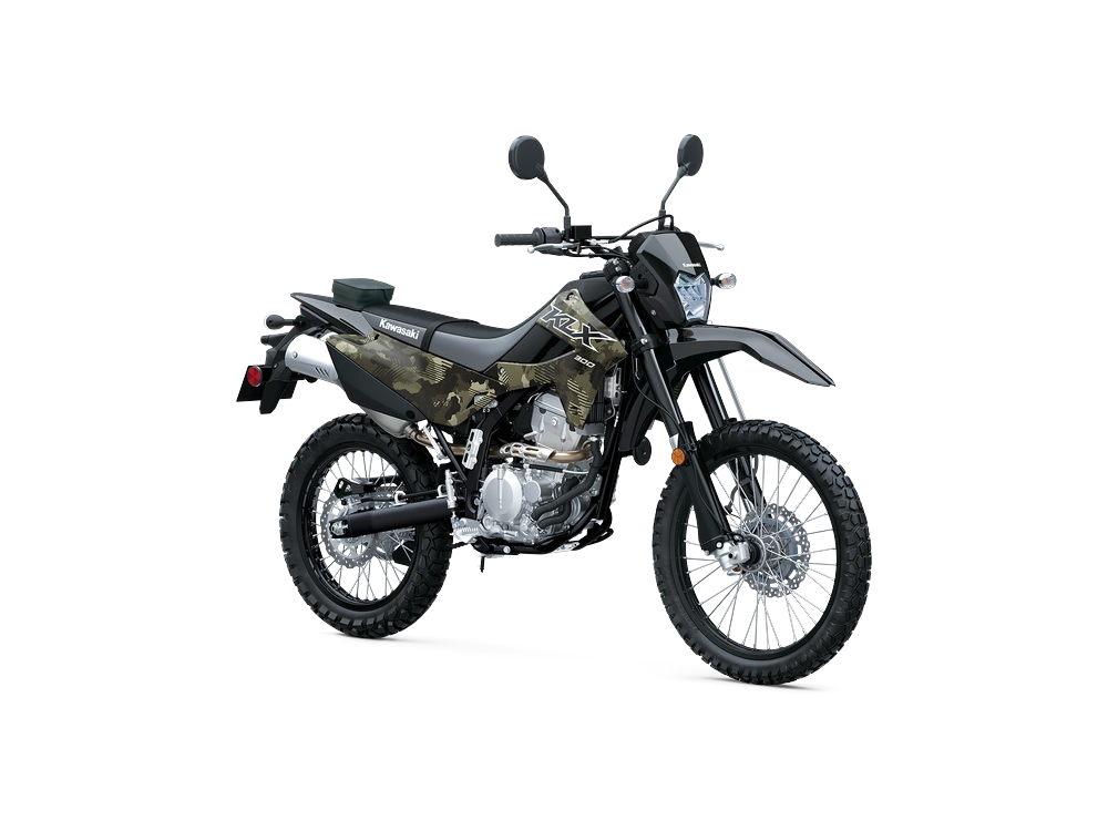2026 Kawasaki KLX 300 KLX 300 Cypher Camo Beige/Ebony alt