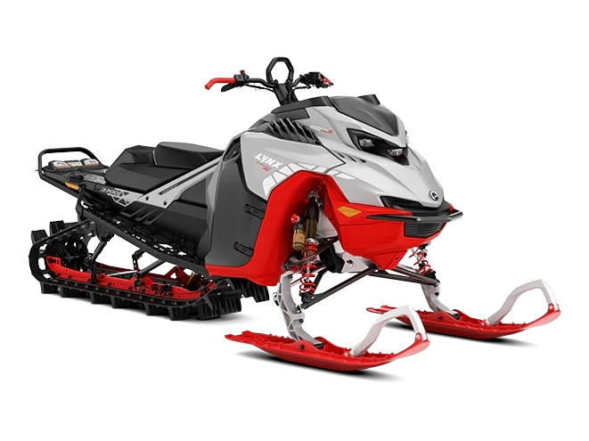 2027 Lynx SHREDDER SHREDDER RE Hyper Silver / Viper Red 850 E-TEC® Turbo R alt