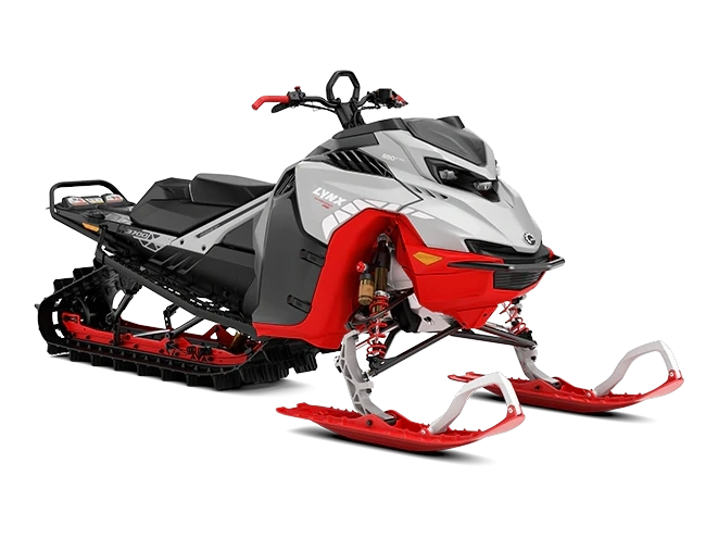 2027 Lynx SHREDDER SHREDDER RE Hyper Silver / Viper Red 850 E-TEC® alt