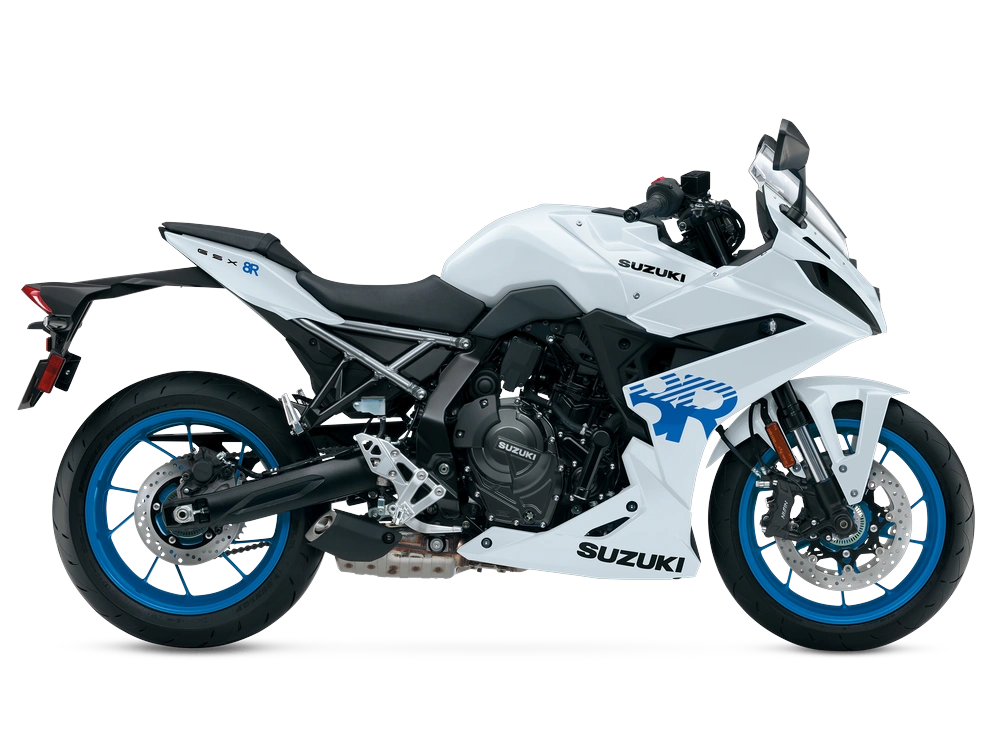 2026 Suzuki GSX-8R GSX-8R Pearl Tech White alt