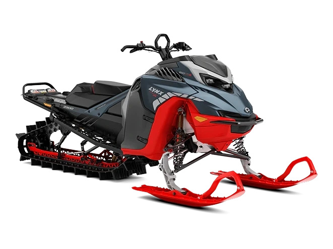 2027 Lynx SHREDDER SHREDDER DS Mineral Blue / Viper Red 850 E-TEC® Turbo R alt