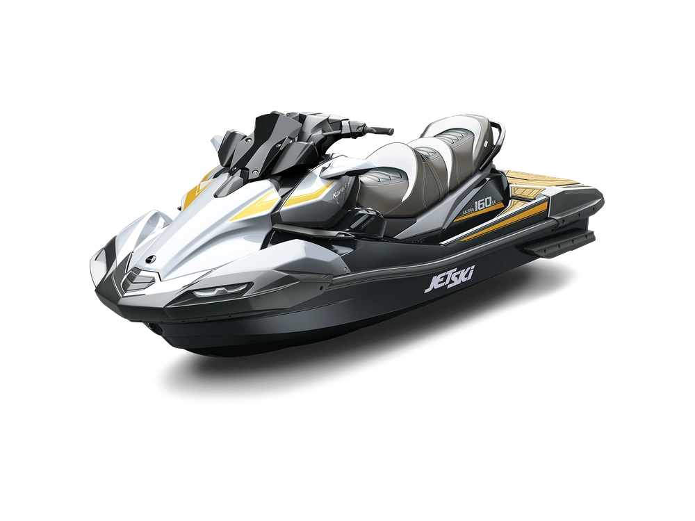 2026 Kawasaki JET SKI ULTRA 160 JET SKI ULTRA 160LX Metallic Stardust White/Ebony alt