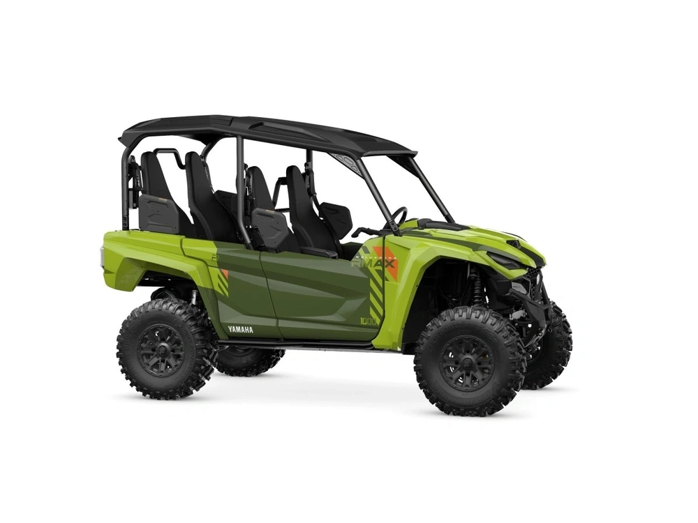 2026 Yamaha WOLVERINE RMAX4 1000 COMPACT WOLVERINE RMAX4 1000 COMPACT R-SPEC Tactical Green / Acid Green alt
