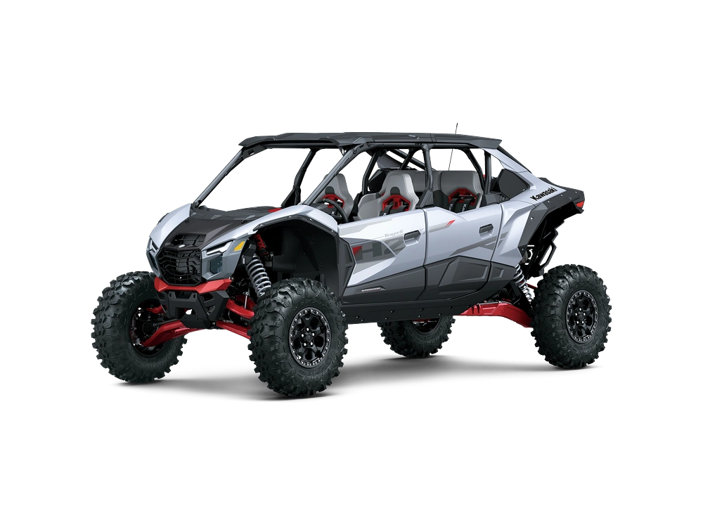 2026 Kawasaki TERYX 4 H2 TERYX 5 H2 DELUXE eS Ice Gray/Flat Ebony alt