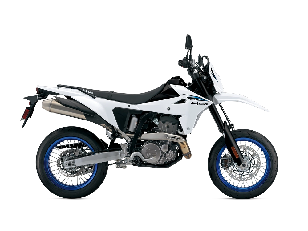 2026 Suzuki DR-Z4SM DR-Z4SM+ Solid Special White No. 2 alt