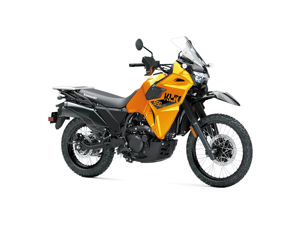 2026 Kawasaki KLR 650 KLR 650 S ABS Pearl Solar Yellow alt