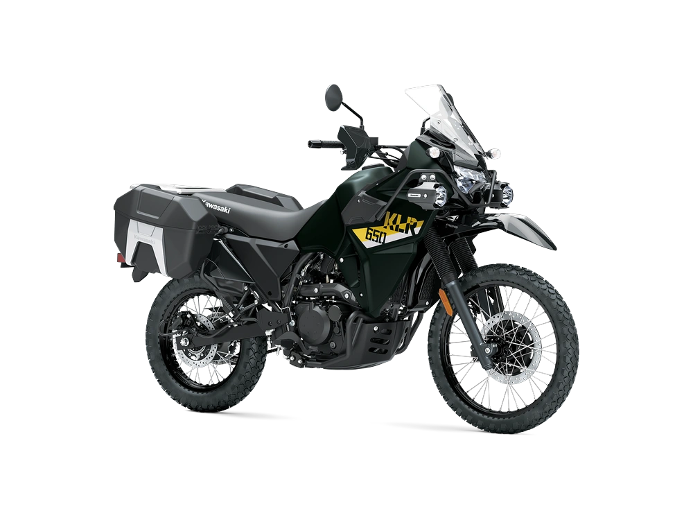2026 Kawasaki KLR 650 KLR 650 ADVENTURE ABS Metallic Matte Dark Green alt