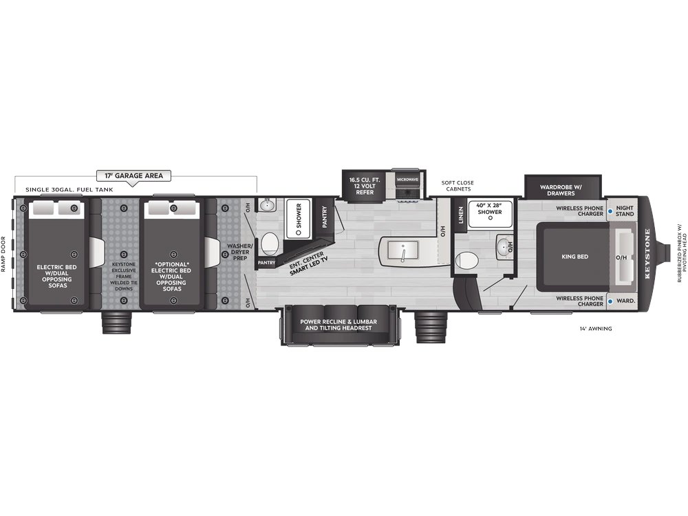 Keystone RV Carbon Carbon 398 2026 alt
