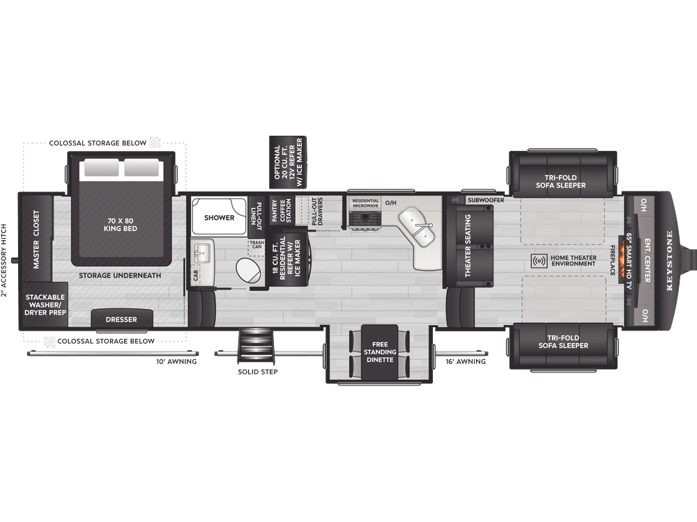 2026 Keystone RV Alpine Avalanche Edition 346FL alt