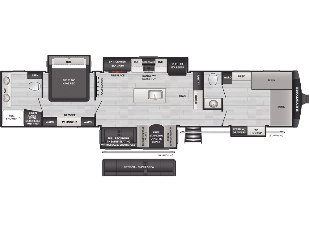2026 Keystone RV Sprinter Sprinter 3980FBS alt