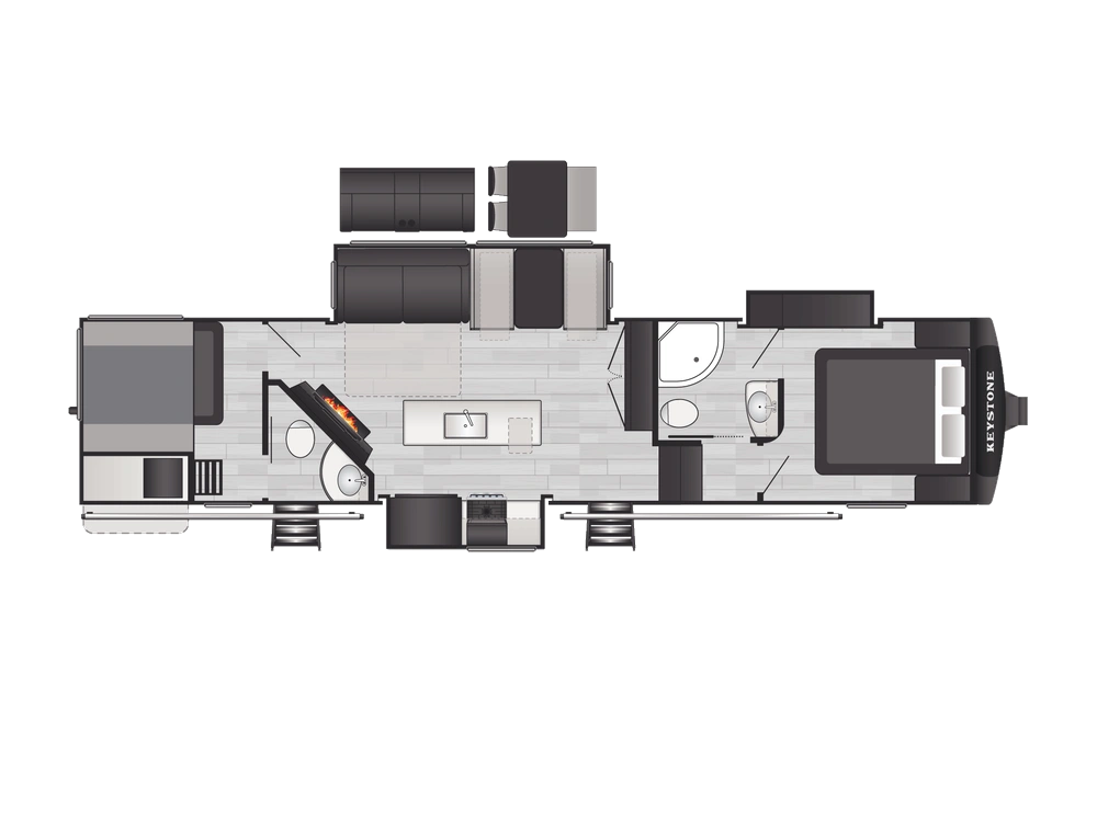 2026 Keystone RV Cougar Cougar 364BHL alt