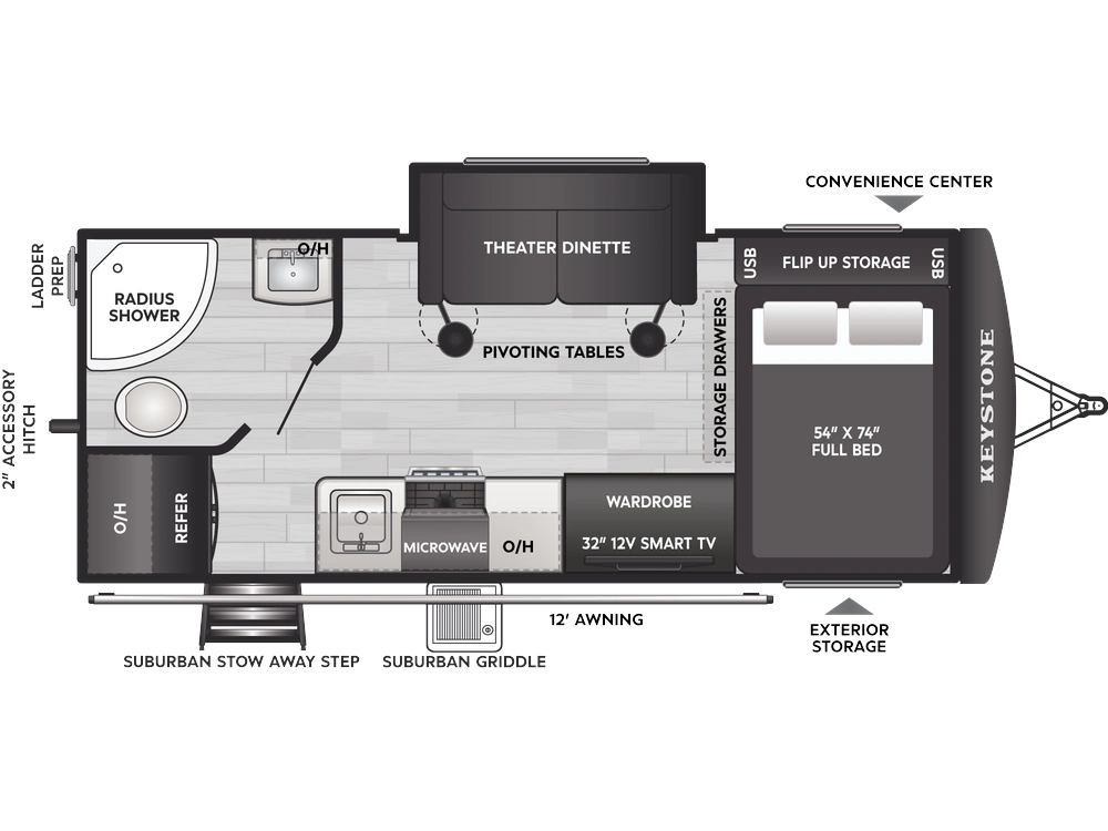 Keystone RV Outback OBX Outback OBX 19RBS 2026 alt