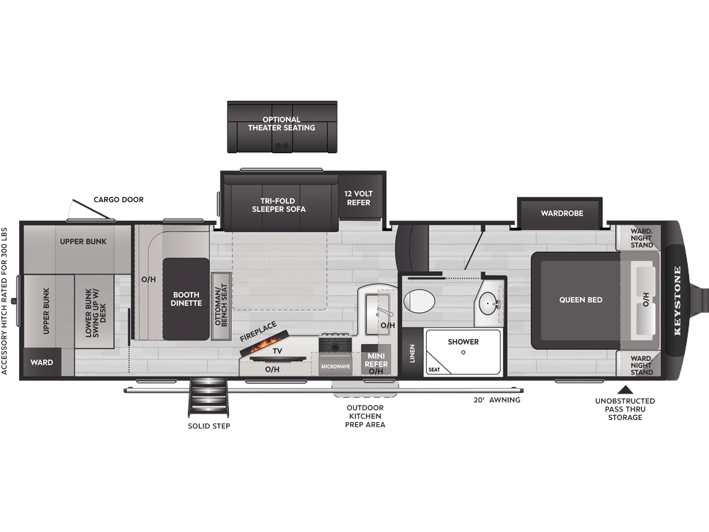 2026 Keystone RV Cougar Half-Ton Cougar Half-Ton 29BHL alt