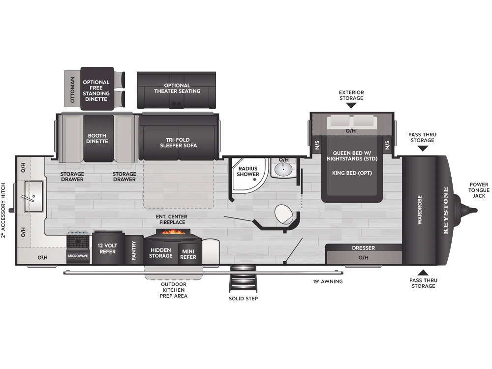 2026 Keystone RV Cougar Half-Ton Cougar Half-Ton 30RKD alt