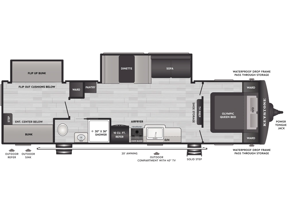 Keystone RV Hideout MAX Hideout MAX 310XBR 2026 alt
