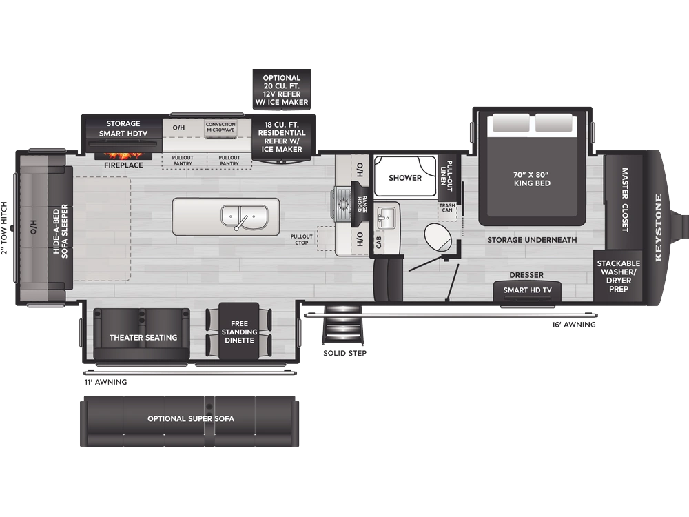Keystone RV Alpine 3011CK 2026 alt