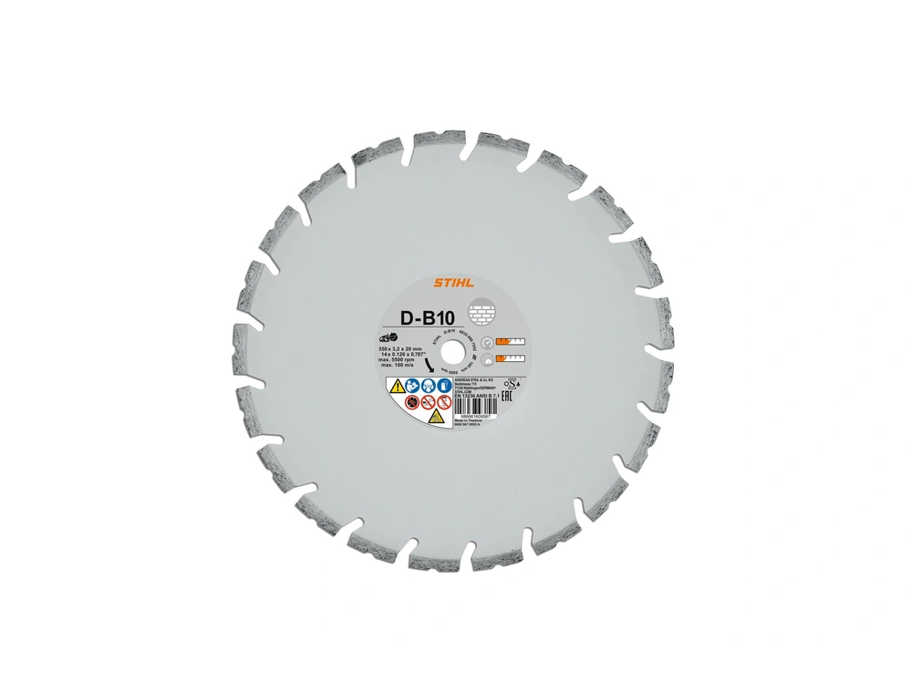 2026 Stihl 9" Diamond Cutting Wheel - Concrete B10 9" Diamond Cutting Wheel - Concrete B10 alt