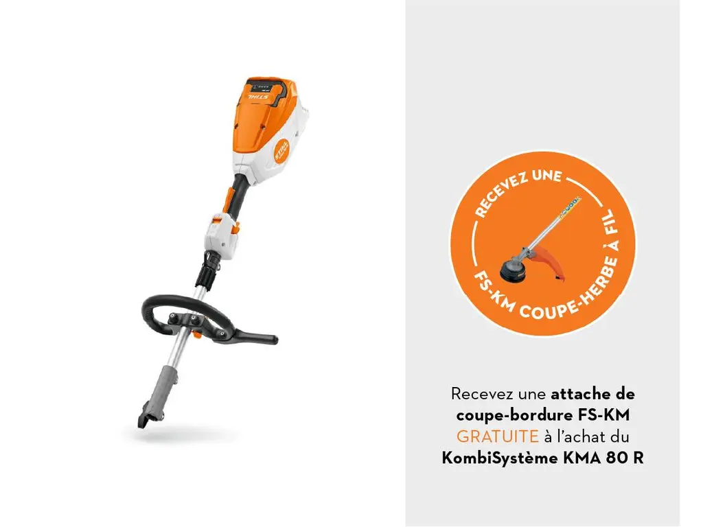 Stihl KMA 80 R - Système AK 2026