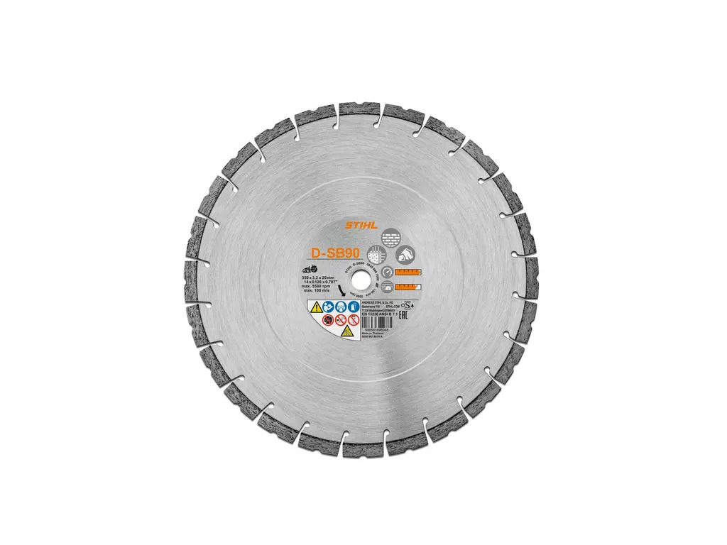 2026 Stihl 12" Diamond Cutting Wheel - Concrete/Hard Rock SB90