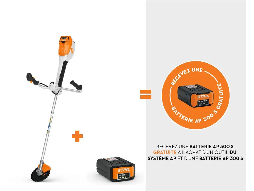 Stihl Scie de déblayage FSA 400 K - Système AP 