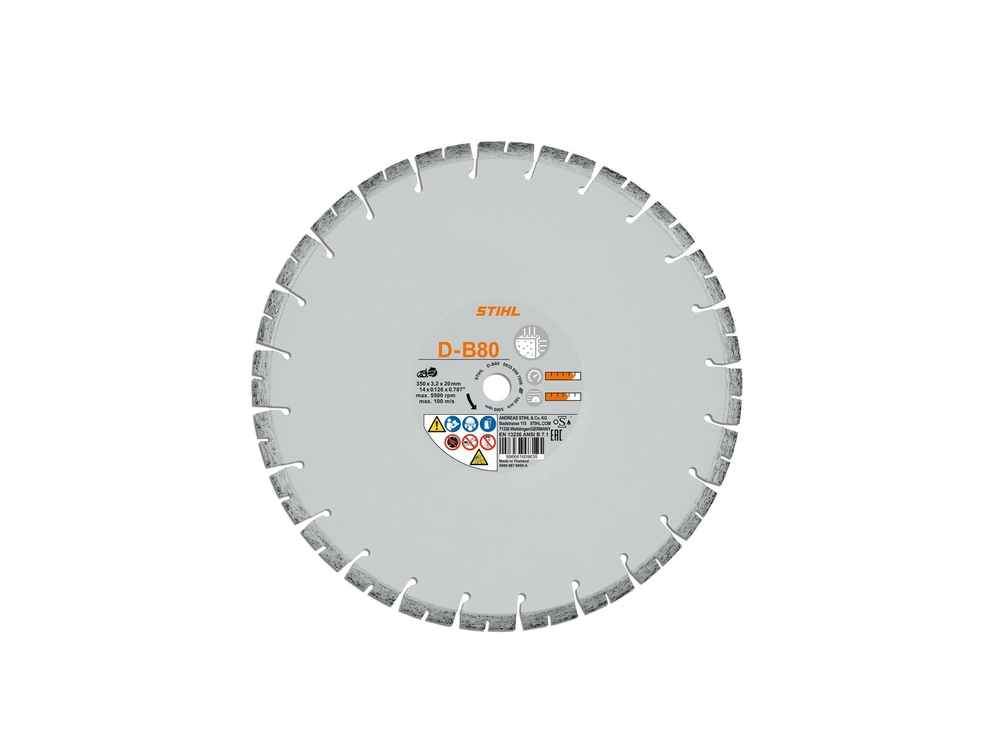 2026 Stihl 14" Diamond Cutting Wheel - Concrete B80 14" Diamond Cutting Wheel - Concrete B80 alt