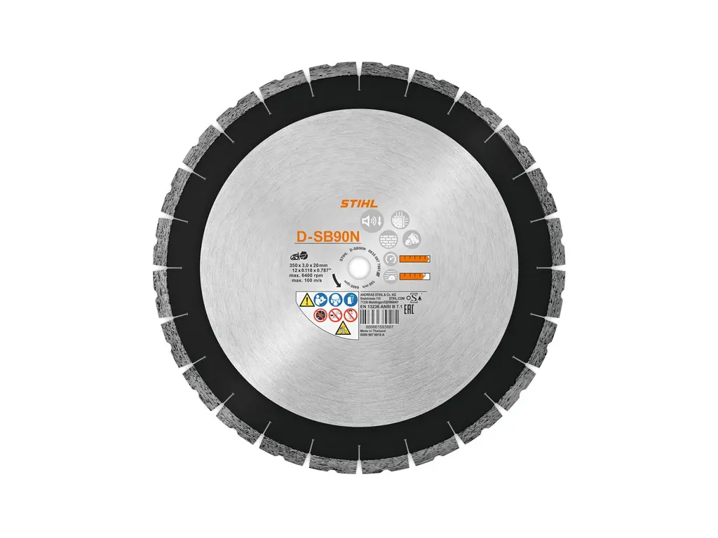 Stihl Disque de coupe diamanté de 12 po - Béton D-SB90N 2026