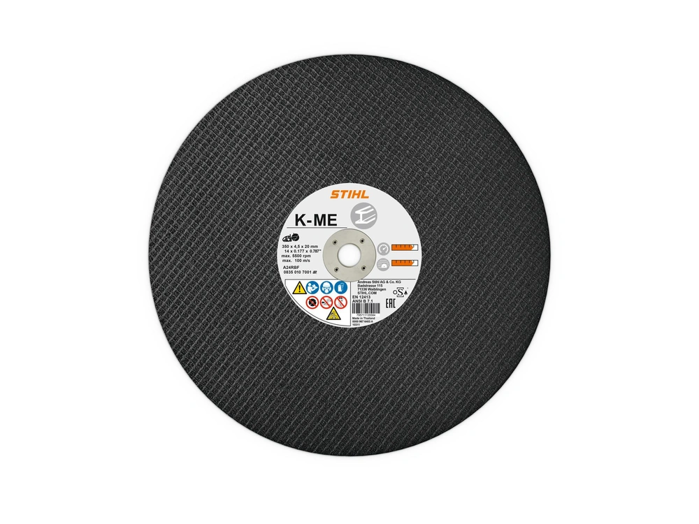 2026 Stihl 16" Abrasive Cutting Wheel - Steel K-ME 16" Abrasive Cutting Wheel - Steel K-ME alt