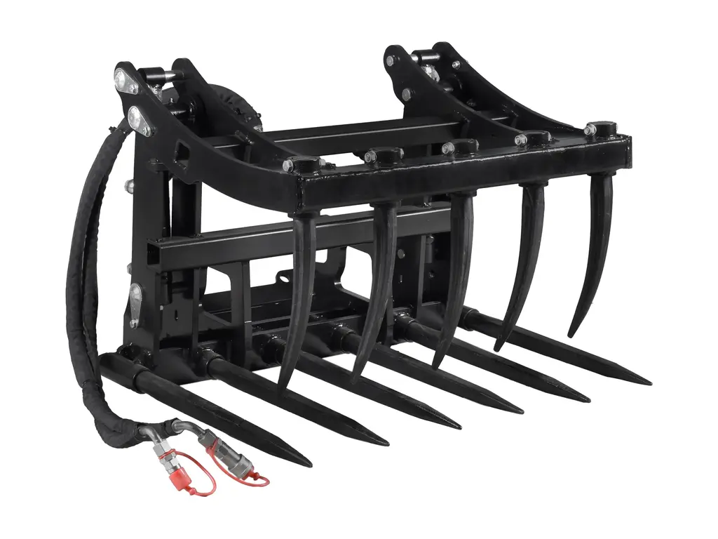 2026 Ducar 30" grapple bucket, with mounting plate, for DUESOSKID-30 stand-on skid steer