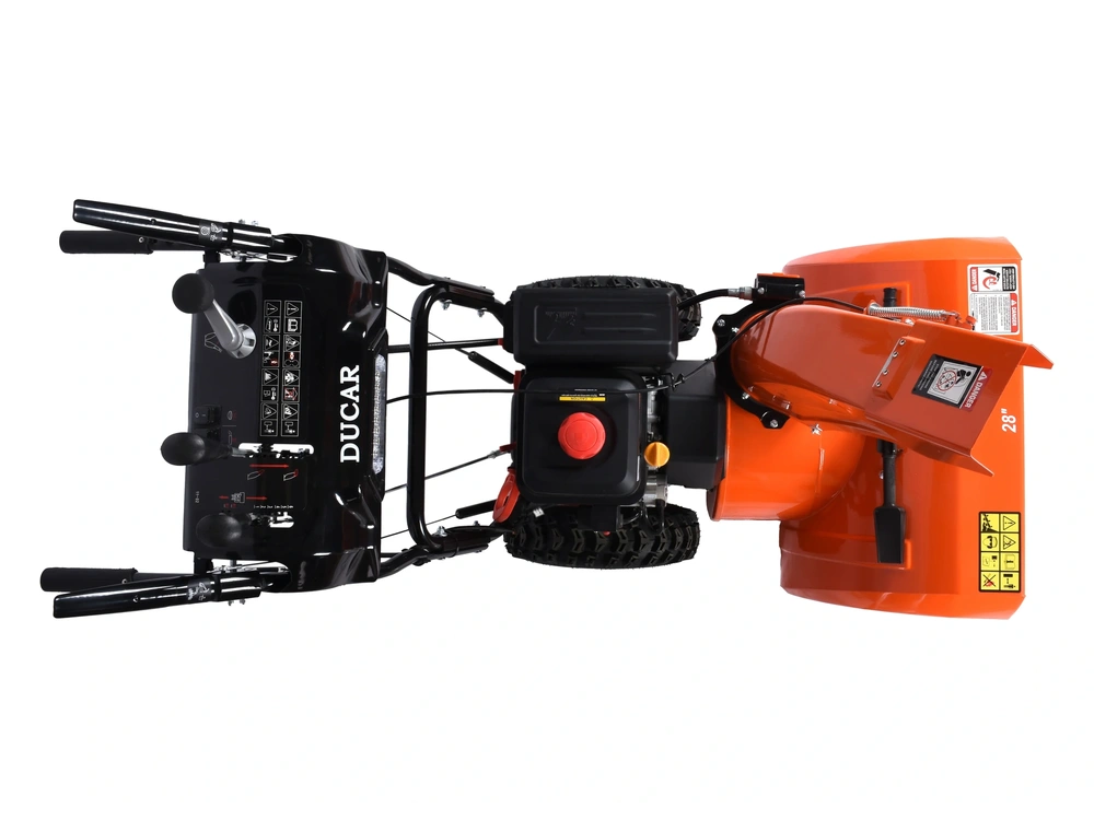 2026 Ducar 28″ Snow Blower, 252 cc, electric and recoil start, heated handles, LED light 28″ Snow Blower, 252 cc, electric and recoil start, heated handles, LED light alt