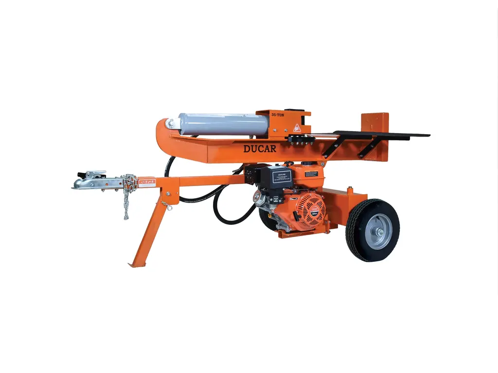 2026 Ducar 35 ton gas-powered log splitter, 15 HP