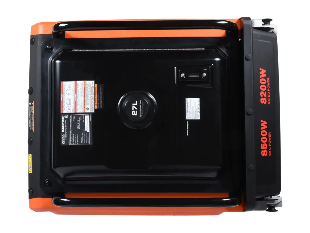 2026 Ducar Generators 8500W Inverter generator, 16 HP, remote start, tri-fuel (LPG / gasoline / natural gas)