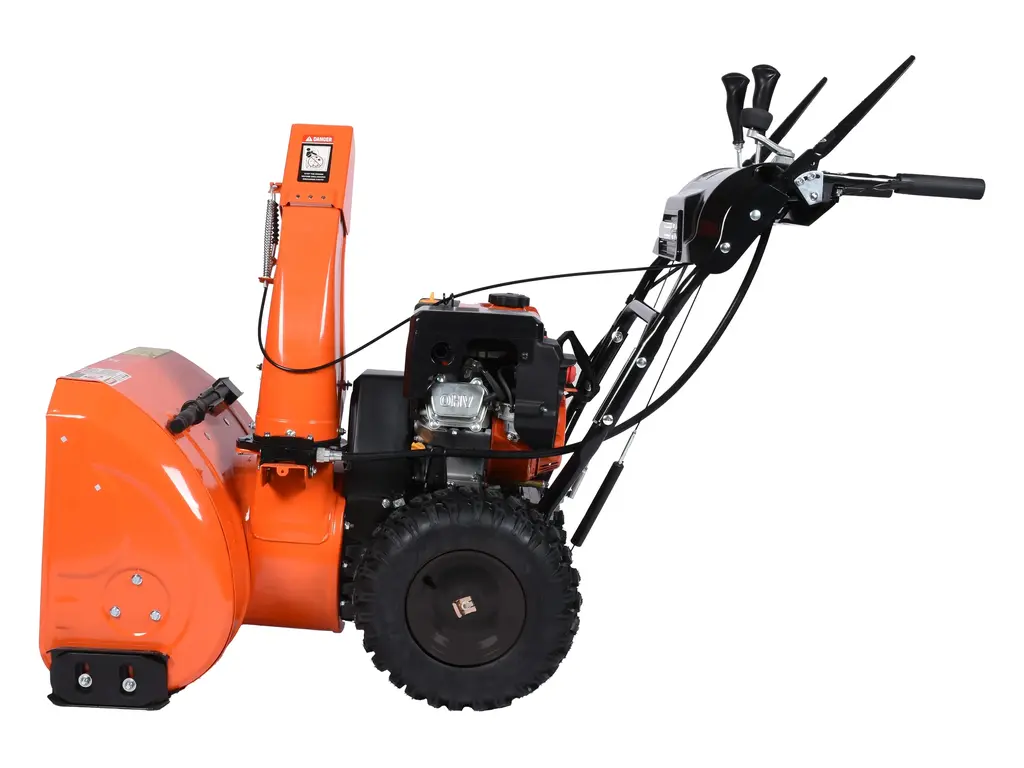 Ducar Souffleuse à neige 24″, 212 cm³, démarrage électrique et à rappel, poignées chauffantes, phare DEL 2026