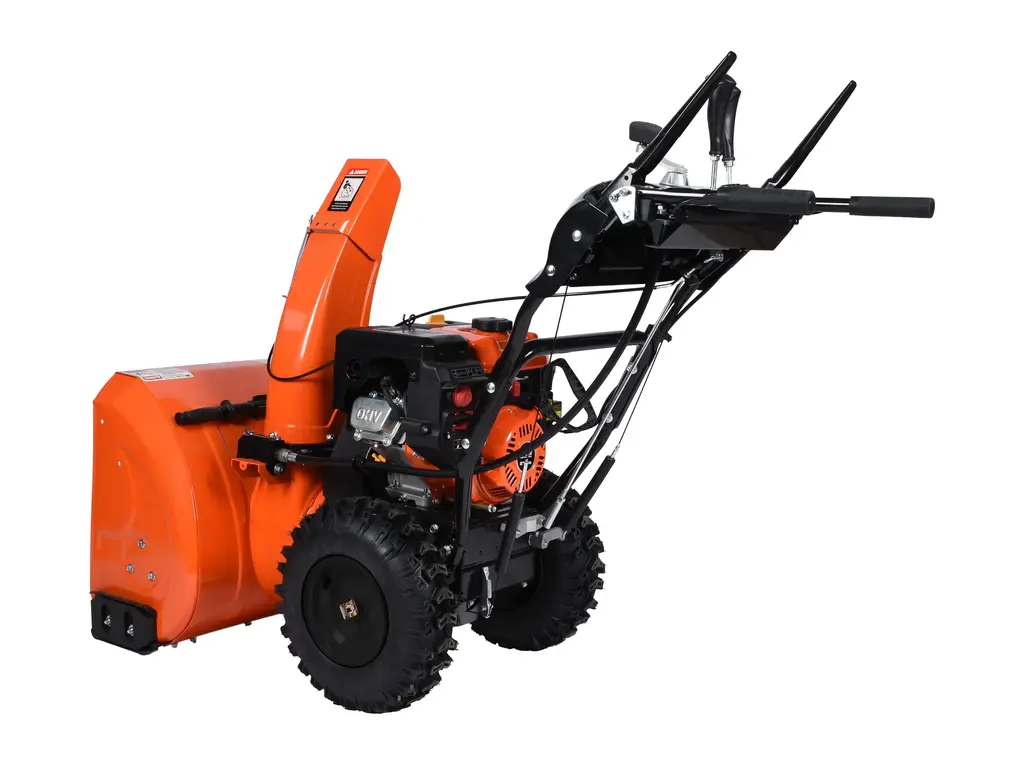 2026 Ducar 24″ Snow Blower, 212 cc, electric and recoil start, heated handles, LED light