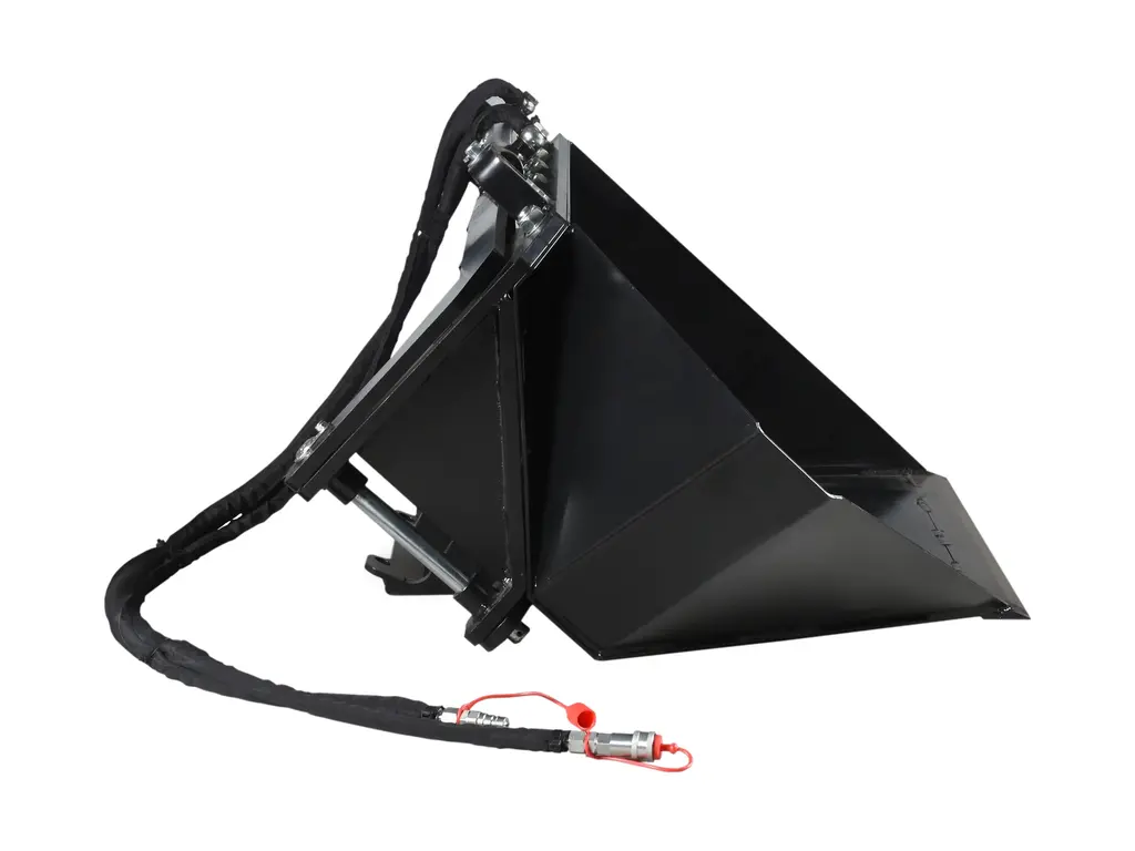Ducar Godet basculant 45", 130L, pour chargeur sur chenilles DUESOSKID-30 2026
