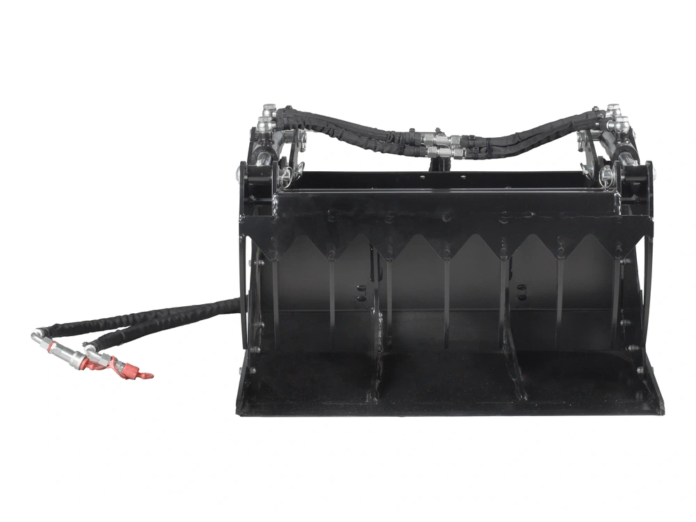 2026 Ducar 30" grapple bucket, with mounting plate, 80 L, for DUESOSKID-30 stand-on skid steer 30" grapple bucket, with mounting plate, 80 L, for DUESOSKID-30 stand-on skid steer alt