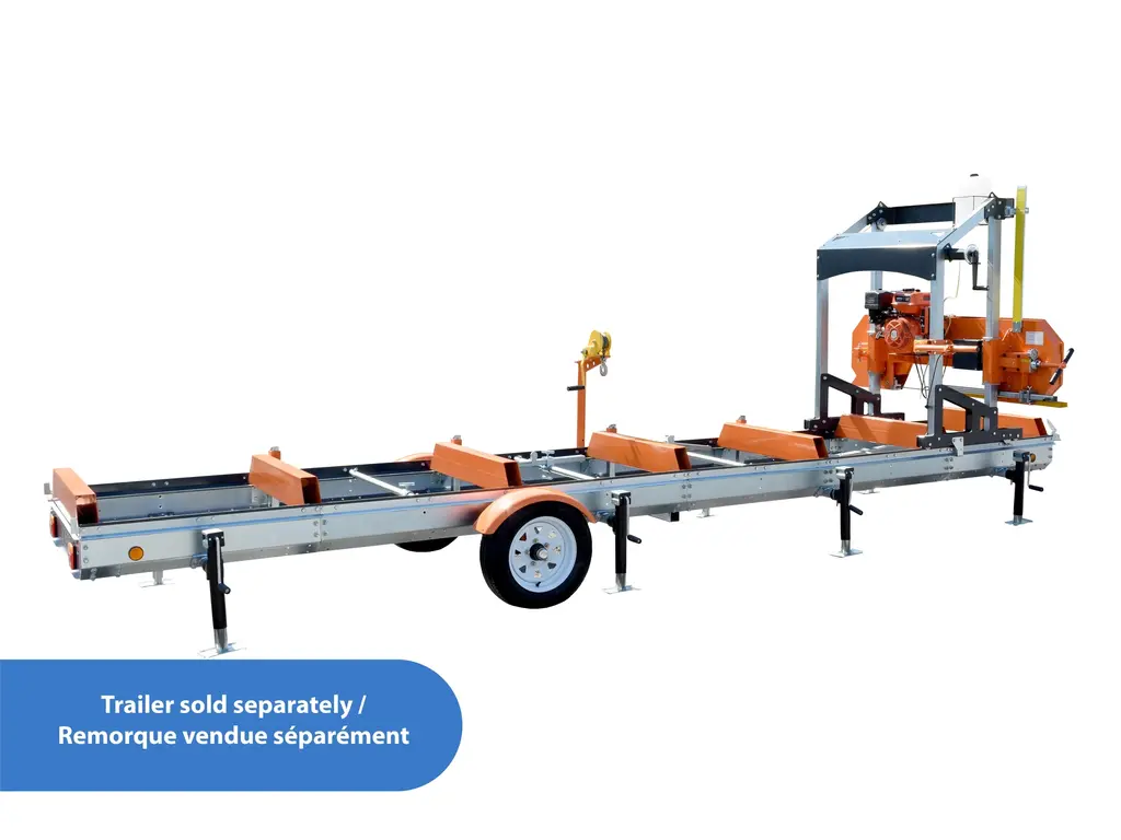 2026 Ducar 31″ Portable Sawmill, 15 HP, 420 cc