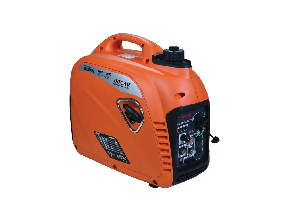 2026 Ducar Generators 2000W Inverter generator, 3HP, dual fuel (LPG / gasoline)