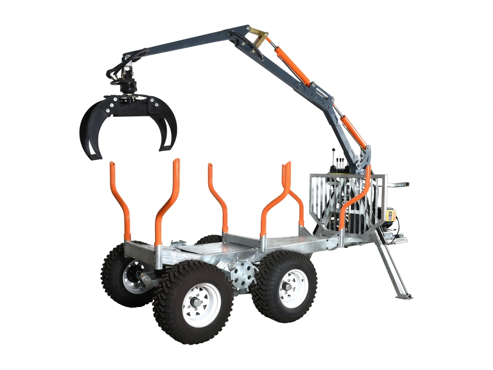 2026 Ducar Timber trailer with crane, 9 HP, 270 cc engine, for ATV Timber trailer with crane, 9 HP, 270 cc engine, for ATV alt